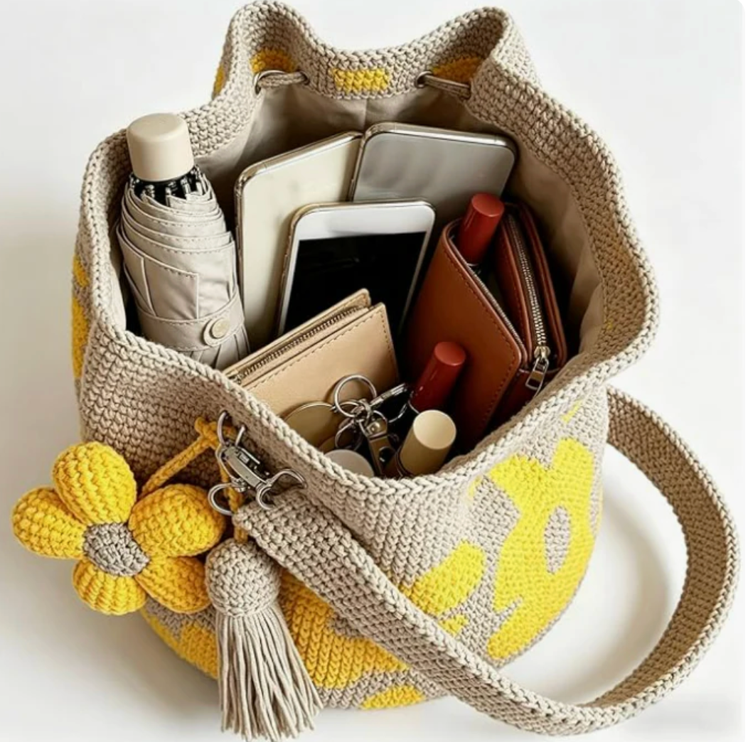 Flower Crochet Bag