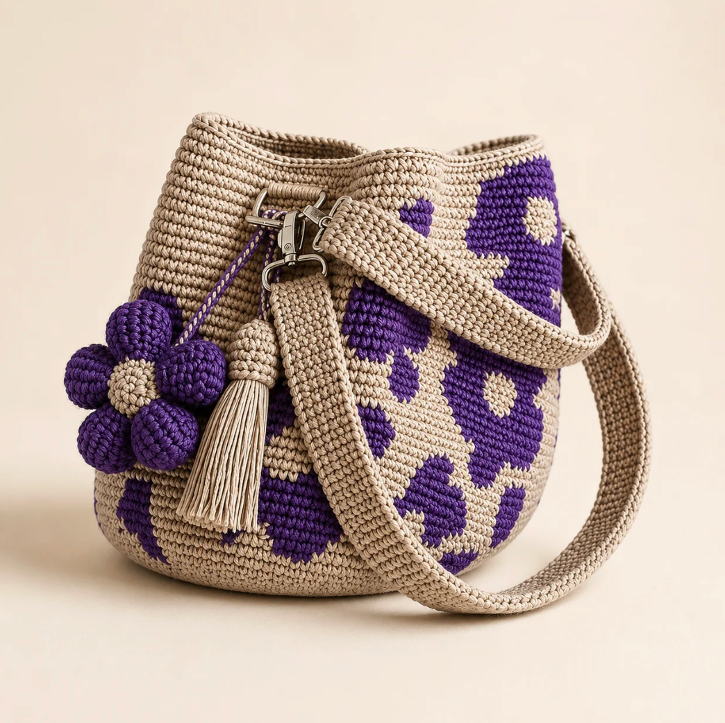 Flower Crochet Bag