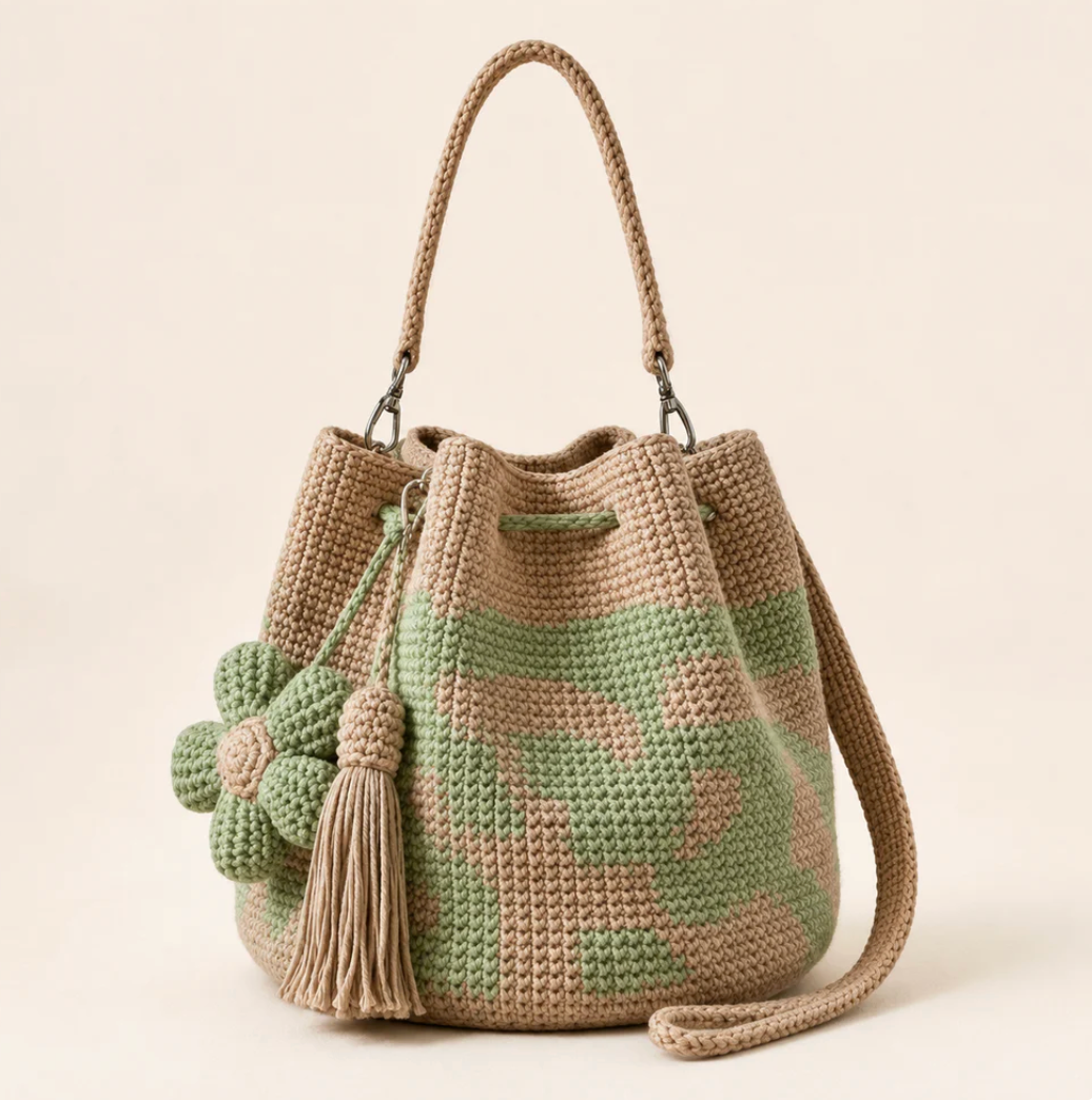 Flower Crochet Bag